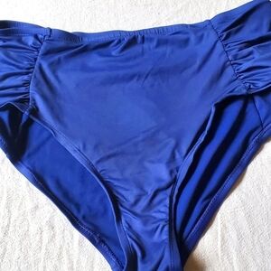 APT. 9 Blue High Rise Sz. 1X Swim Suit Bottoms